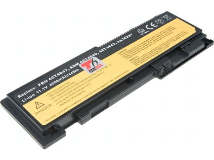 Baterie T6 Power Lenovo ThinkPad T420s, ThinkPad T430s, 4000mAh, 44Wh, 6cell