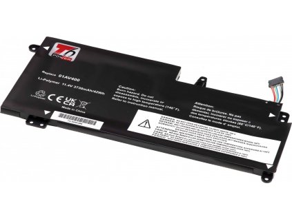 Baterie T6 Power Lenovo ThinkPad 13 20GJ/20GK, 20GL/20GM serie, 3730mAh, 42Wh, 3cell, Li-Pol