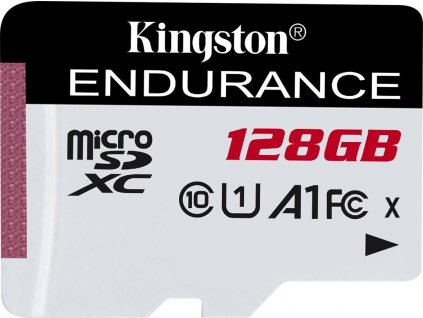 Kingston MicroSDXC karta 128GB High Endurance, 95R Class 10 UHS-I U1