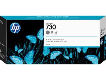 HP 730 300-ml Gray Ink Cartridge