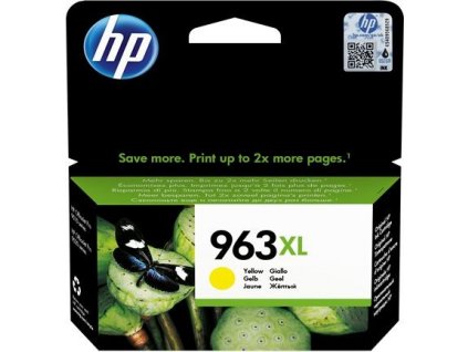 HP 963XL High Yield Yellow Original Ink Cartridge (1,600 pages)