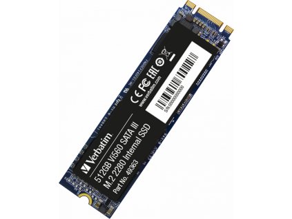 VERBATIM SSD Vi560 S3 M.2 512GB SATA III, W 560/ R 520MB/s
