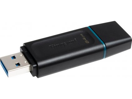 Kingston Flash Disk 64GB USB3.2 Gen 1 DataTraveler Exodia (Black + Teal)