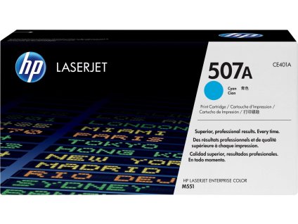 HP 507A Cyan LJ Toner Cart, CE401A (6,000 pages)