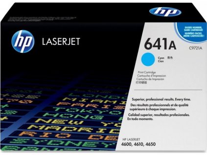 HP 641A Cyan LJ Toner Cart, C9721A (8,000 pages)