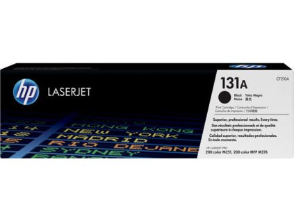 HP 131A Black LJ Toner Cart, CF210A (1,520 pages)