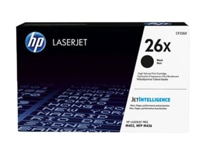 HP  26X Black LJ Toner Cart, CF226X (9,000 pages)