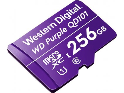 WD MicroSDXC karta 256GB Purple WDD256G1P0C Class 10 (R:100/W:60 MB/s)