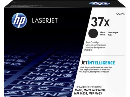 HP 37X High Yield Black Original LaserJet Toner Cartridge (CF237X) (25,000 pages)