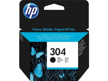 HP 304 Black Ink Cartridge (120 pages)