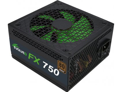 EVOLVEO FX 750 , zdroj 750W ATX, 14cm, tichý, 80+ bronze, bulk
