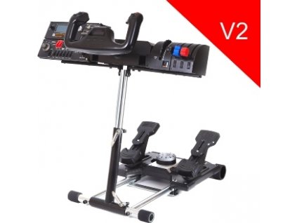 Wheel Stand Pro DELUXE V2, stojan na joystick a pedály Saitek Pro Rudder, Pro Flight Yoke System