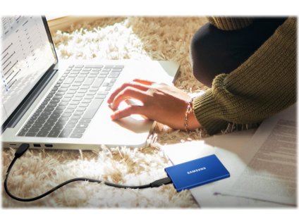 Samsung Externí SSD disk T7 - 1TB - modrý