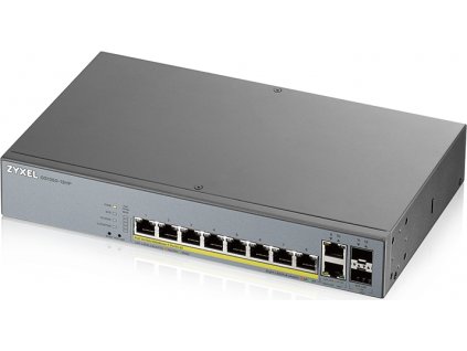 Zyxel GS1350-12HP 12 Port smart managed CCTV PoE switch, long range, 130W, 10x GbE, 2x SFP