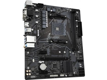 GIGABYTE MB Sc AM4 A520M S2H, AMD A520, 2xDDR4, 1xHDMI, 1xDVI, 1xVGA, mATX