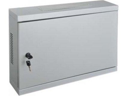 Datacom 19" Rack, 2U/120mm, plechové dvere, šedý