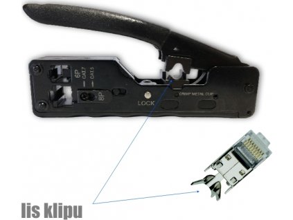 DATACOM Konektorovací kleště 8P+6P s lisem klipu