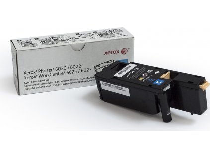 Xerox toner Cyan pro Phaser 6020, 6022, WorkCentre 6025, 6027 (1000 str, cyan)