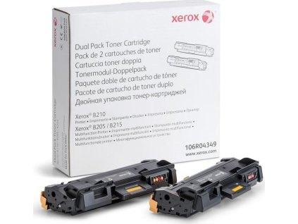 Xerox black toner dualpack pro B210/B205/B215 (2x 3 000 stran)