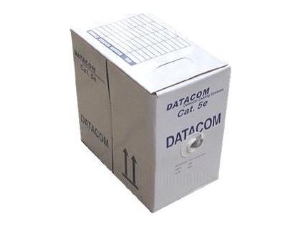 DATACOM FTP Cat5e PVC kabel 305m (lanko) šedý