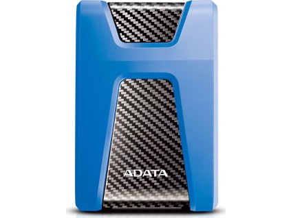 ADATA Externí HDD 2TB 2,5" USB 3.1 DashDrive Durable HD650, modrý (gumový, nárazu odolný)