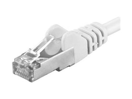 Patch kabel CAT6a S-FTP, RJ45-RJ45, AWG 26/7 5m, bílá