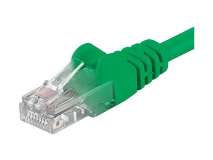 PremiumCord Patch kabel UTP RJ45-RJ45 CAT6 0.5m zelená