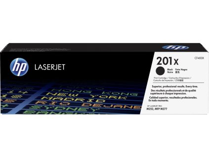 HP 201X High Capacity Black LJ Toner Cartridge, CF400X (2,800 pages)