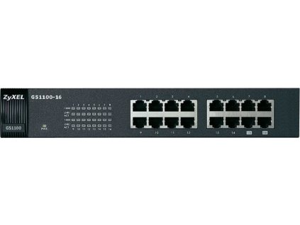 Zyxel GS1100-16 v3 16-port Gigabit Ethernet Switch, fanless