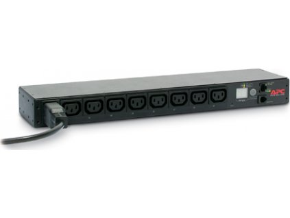 APC Rack PDU, Switched, 1U, 16A, 208/230V, (8)C13, IEC-320 C20 2.5 m