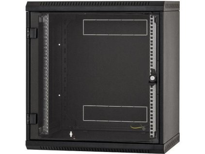 Triton 19" Rack, 6U/395mm, plechové dvere, čierny