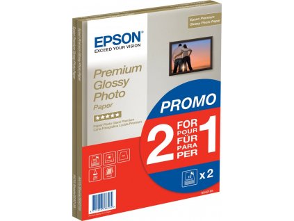 EPSON Paper A4 Premium Glossy Photo 255g/m2 (2x15 sheet) 2 za cenu 1