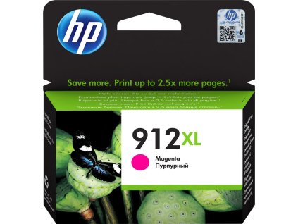 HP 912XL High Yield Magenta Original Ink Cartridge (825 pages)