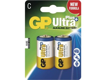 GP alkalická baterie 1,5V C (LR14) Ultra Plus 2ks