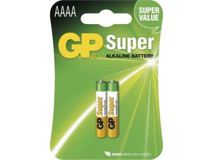 GP alkalická baterie 1,5V AAAA (LR61, LR8D425) 2ks