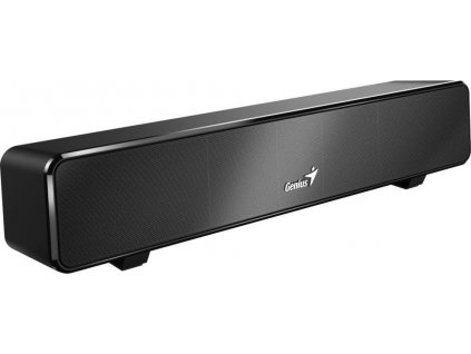 GENIUS repro USB SoundBar 100/ drátový/ 6W/ USB/ 3,5" jack/ černý