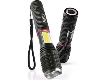 LED svítilna P3111, 5W 230Lm +3W COB + magnet