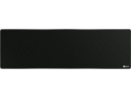 C-TECH Podložka pod myš MP-01XL, černá, 900x270x4mm, obšité okraje