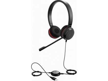 Jabra náhlavní souprava Evolve 30 II, stereo, USB + 3,5 mm jack, NC, MS