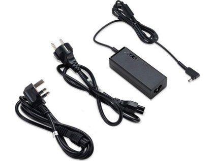 ACER ADAPTER 45W_3mm 19V ADAPTER, Black - EU and UK POWER CORD - pro zařízení s AC adapterem 45W 3mm