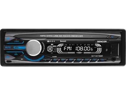 SCT 5017BMR BT autorádio s USB/SD SENCOR