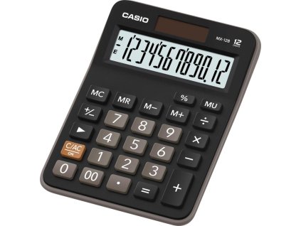 CASIO kalkulačka MX 12 B BK, Stolní kalkulátor