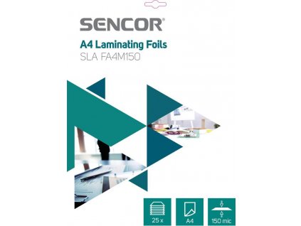 SLA FA4M150 Fólie A4 150mic 25ks SENCOR