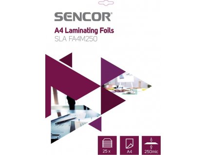 SLA FA4M250 fólia A4 250mic 25ks SENCOR