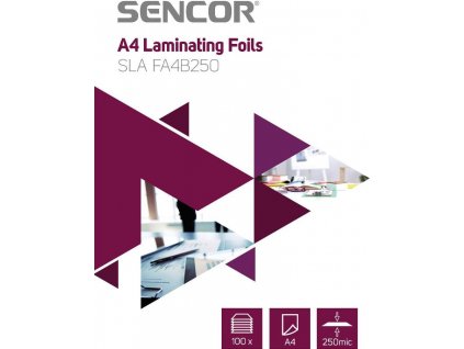 SLA FA4B250 fólia A4 250mic 100ks SENCOR