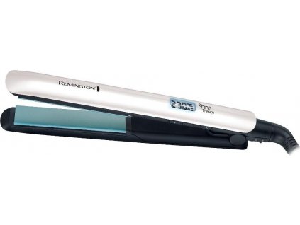 REMINGTON S8500 Shine Therapy žehlička na vlasy, rychlonahřívání, regulace teploty, automatické vypnutí, bílá