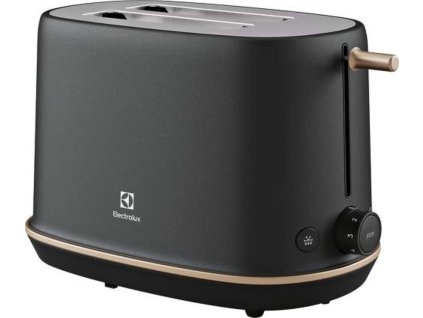 Electrolux Explore 7 E7T1-6BP topinkovač, 980 W, 2 topinky, opětovný ohřev, rozmrazování, černý
