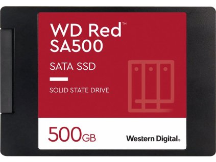 WD RED SSD 3D NAND WDS500G1R0A 500GB SATA/600, (R:560, W:530MB/s), 2.5"