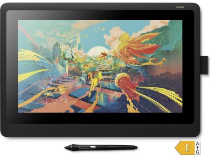 Cintiq 16 Overhead View pen below s