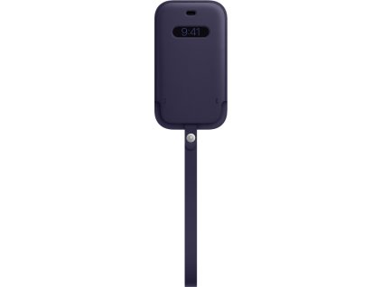 Apple iPhone 12 mini Leather Sleeve with MagSafe - Deep Violet